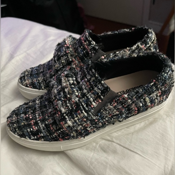 Karl Lagerfeld Tweed Slip-On Trainers - Size 36 - Picture 5 of 9